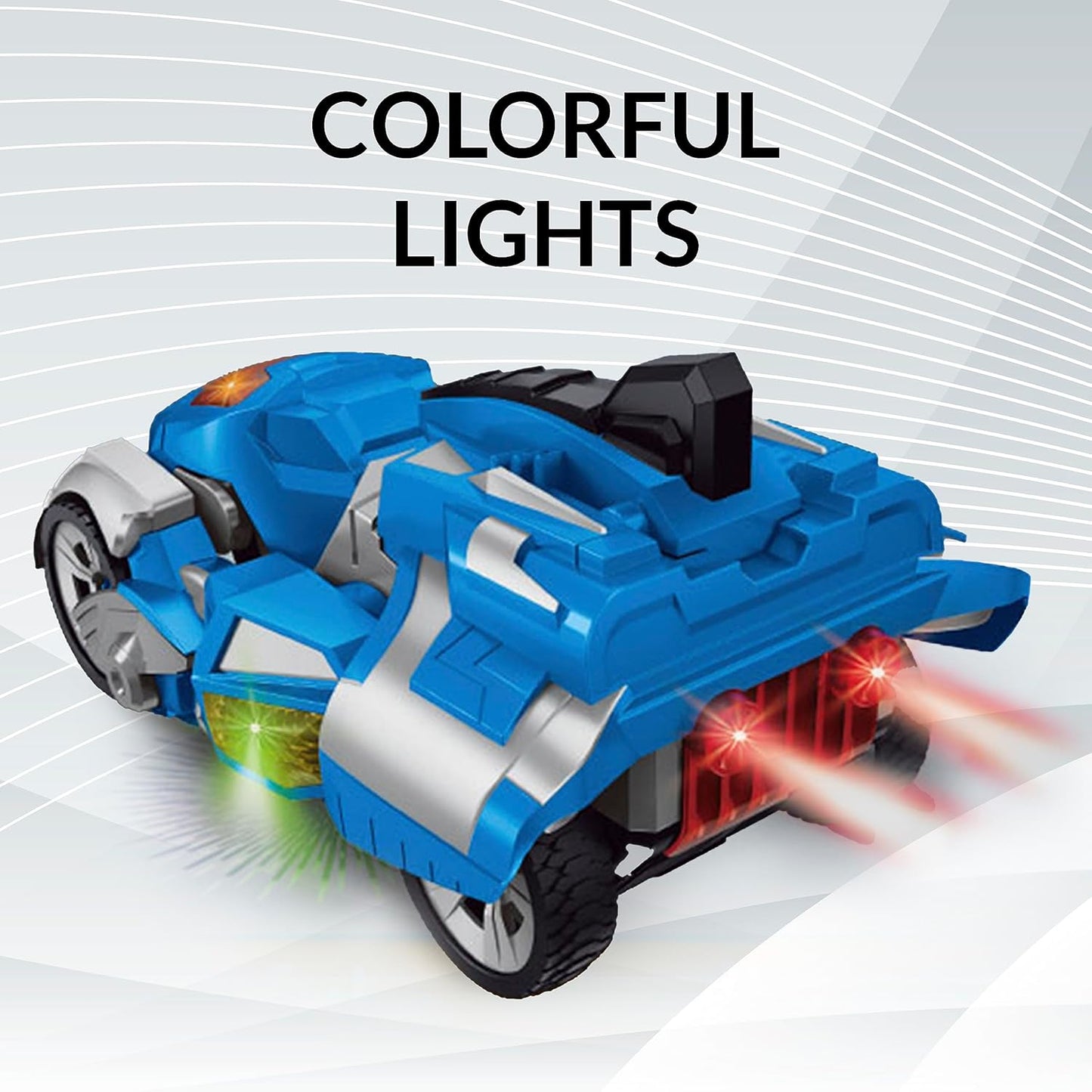 Transforming Dinosaur Sports Car Deformation Robot with Lights & Sound