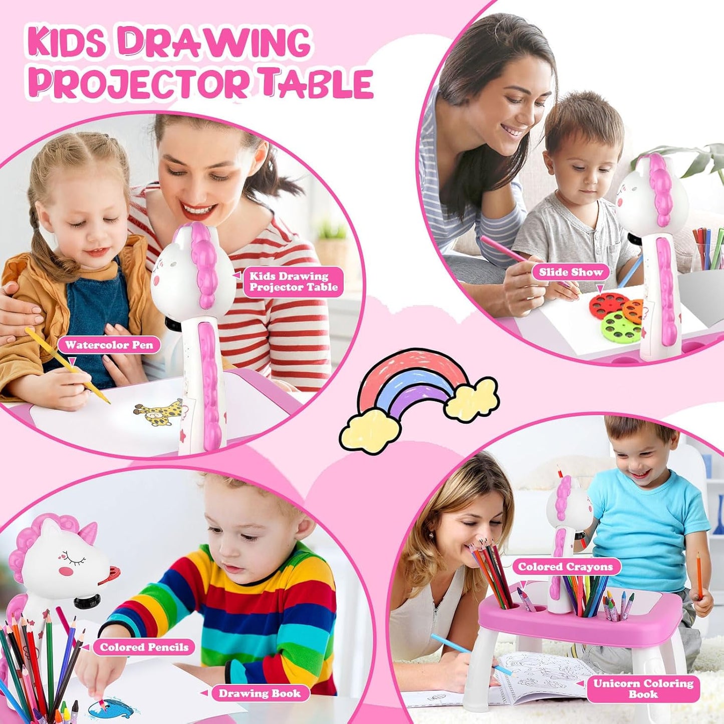 Unicorn Project Painting Kids Mini Table