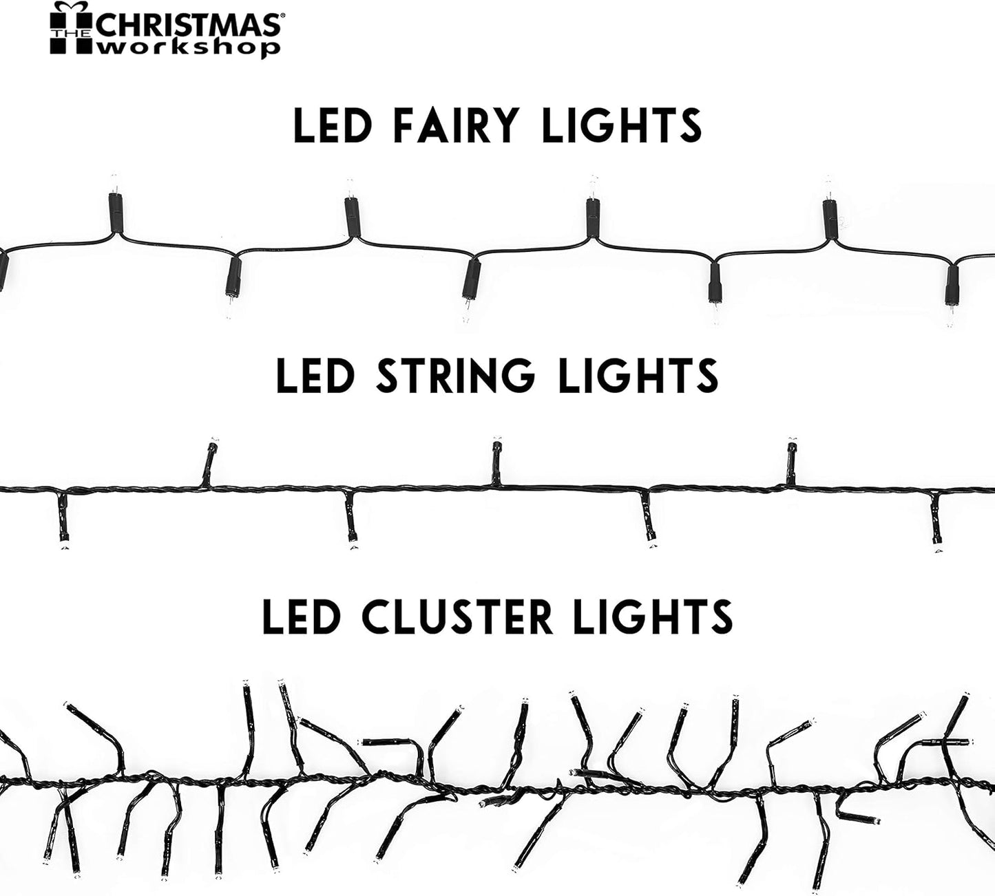 240 White LED Christmas Fairy String Chaser Lights