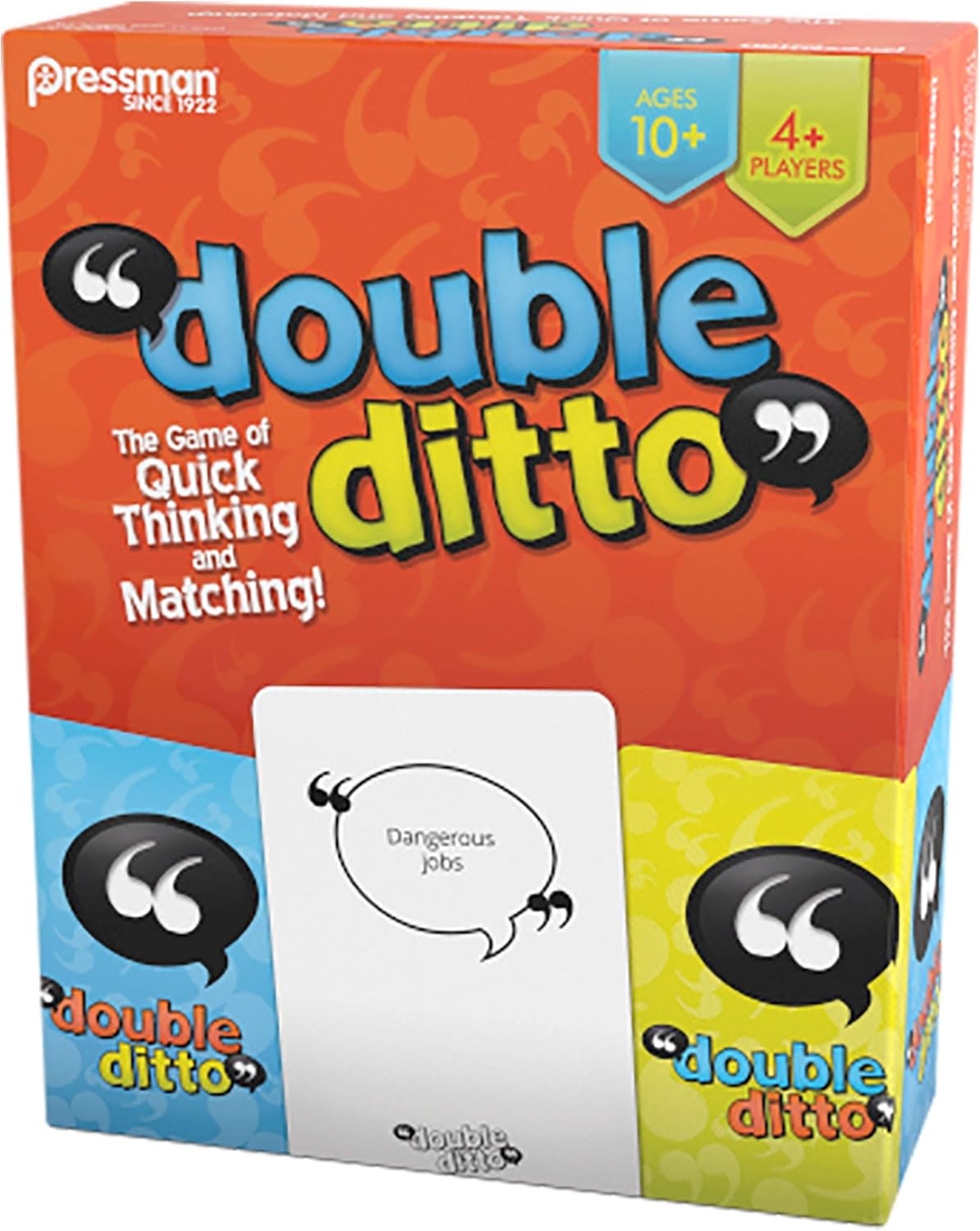 Double Ditto - Fun Family Fast-Paced Think & Match Board & Card Game
