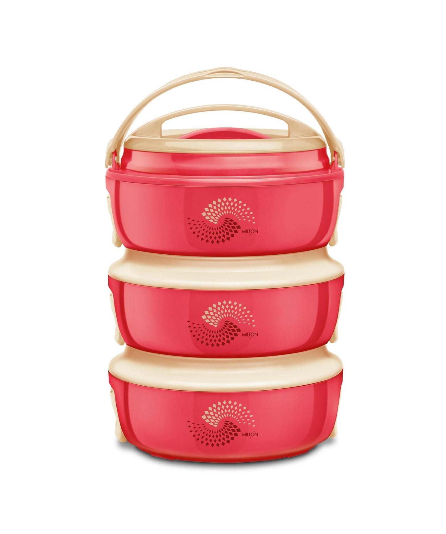 SQ Professional Venture Insulated Hot Pot Set of 3 Pink 1.5L 8427