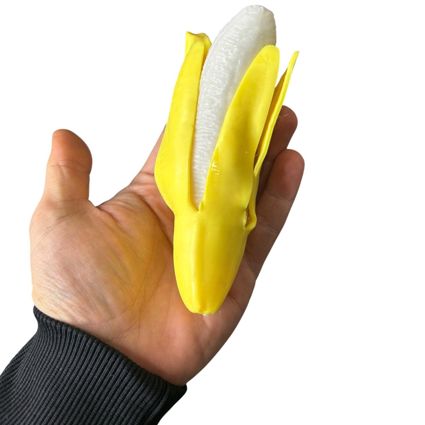 Squishy Banana & Peel Squish Fidget Toy