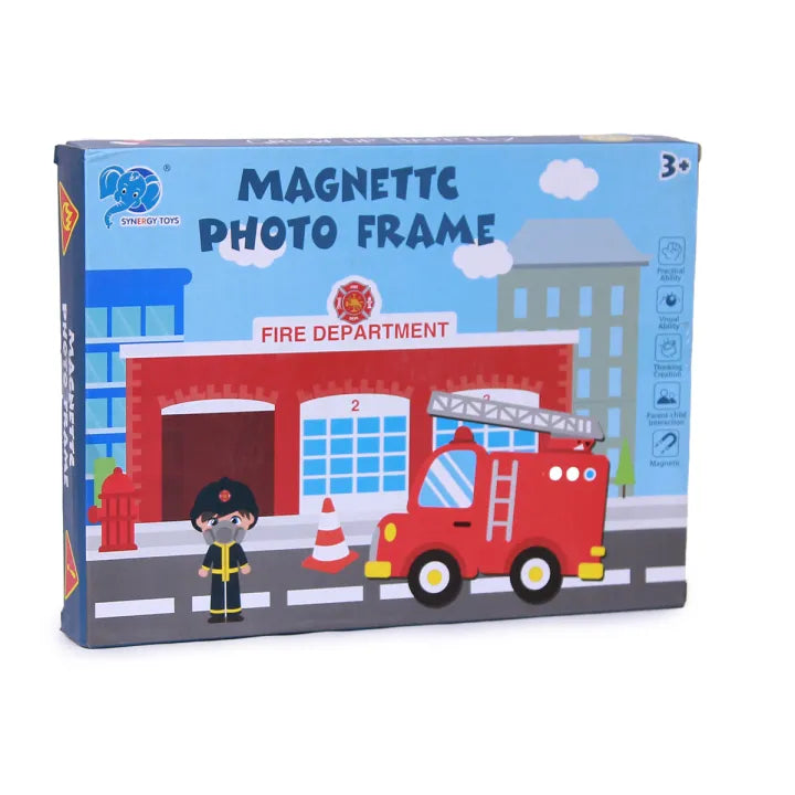 Magnetic Fire Department Photo Frame