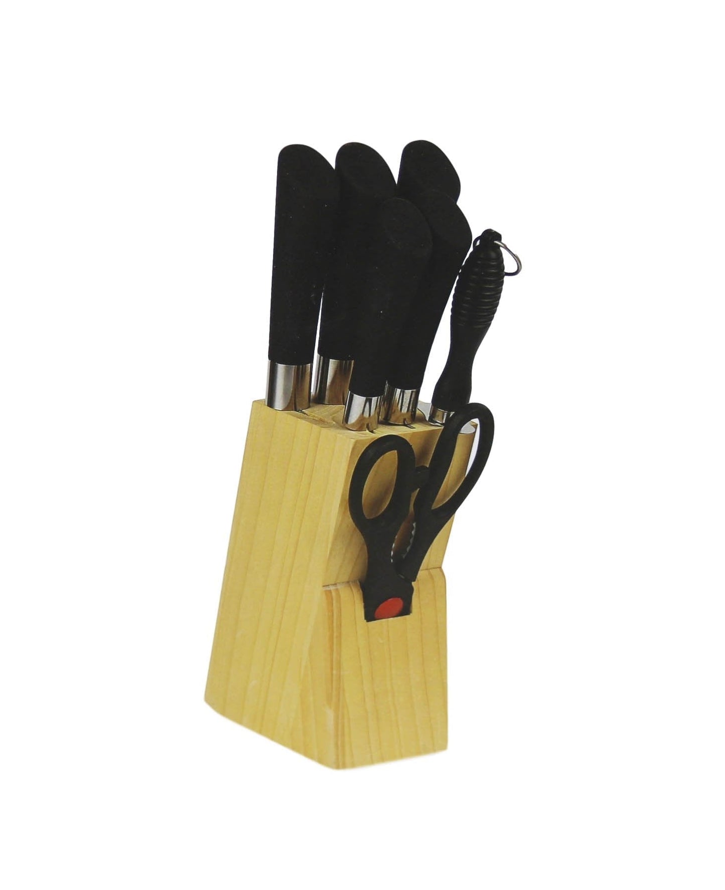 SQ Professional Stainless Steel Knife Set Block with Scissors 8888