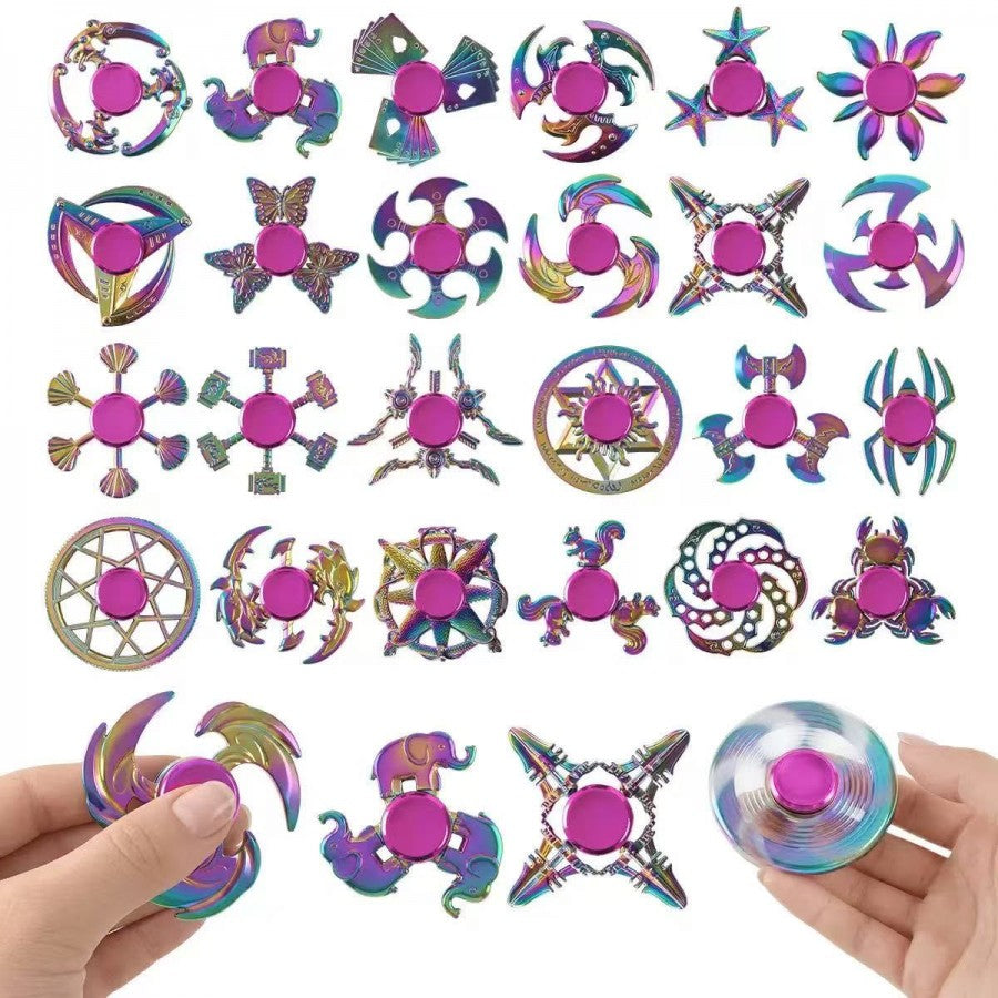 Purple Chameleion Metal Spinner