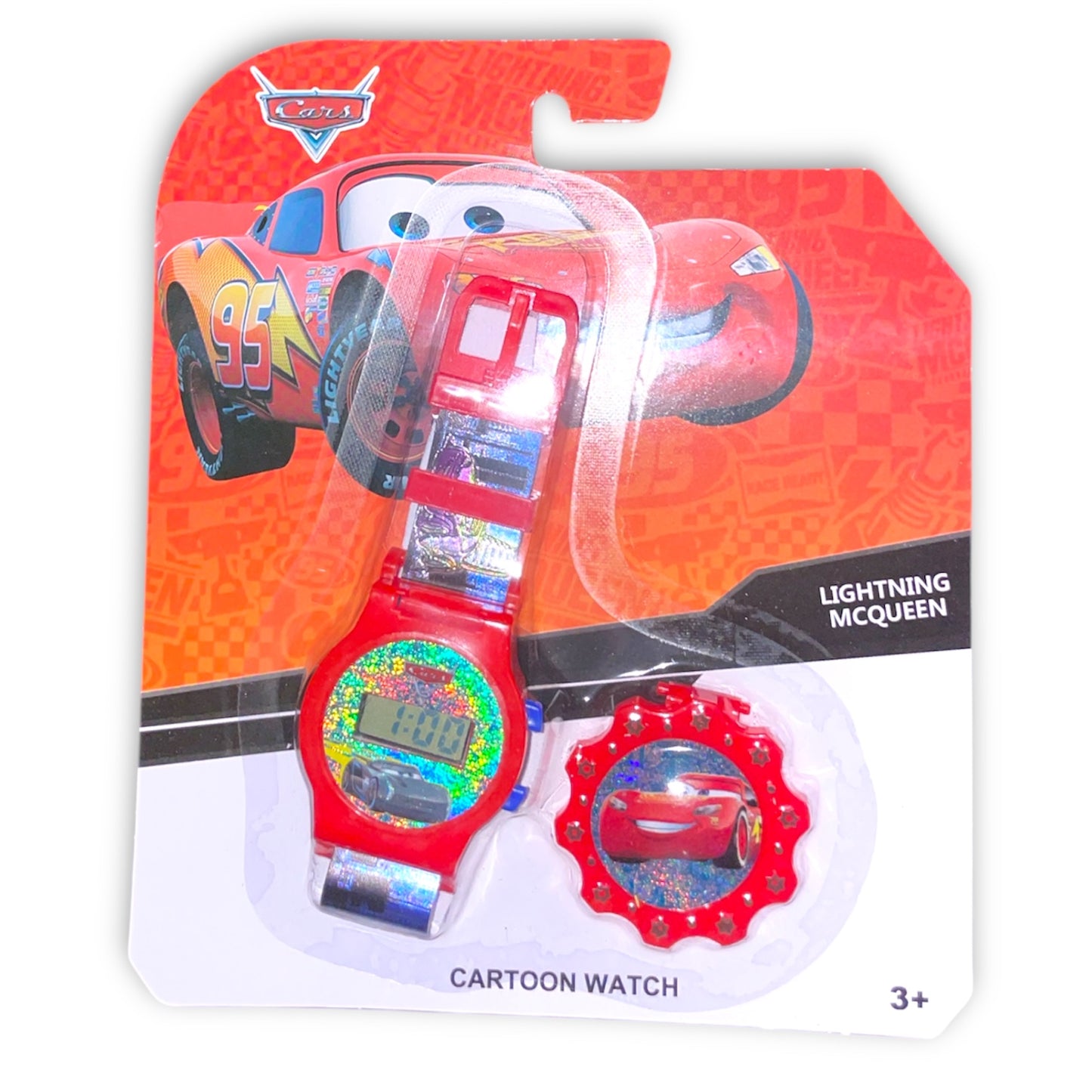 Cars Lightning McQueen Kids Digital Watch