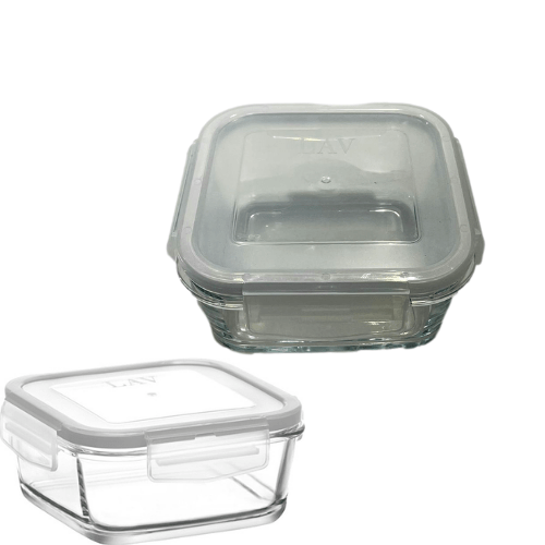 Glass Food Storage Container 720cc Assorted Colours FRS247KDP