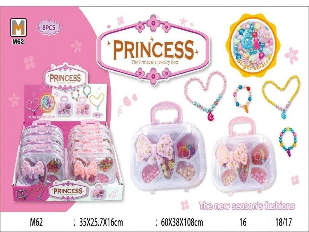 Princess Butterfly Jewellery Box M62 (8 Pieces)