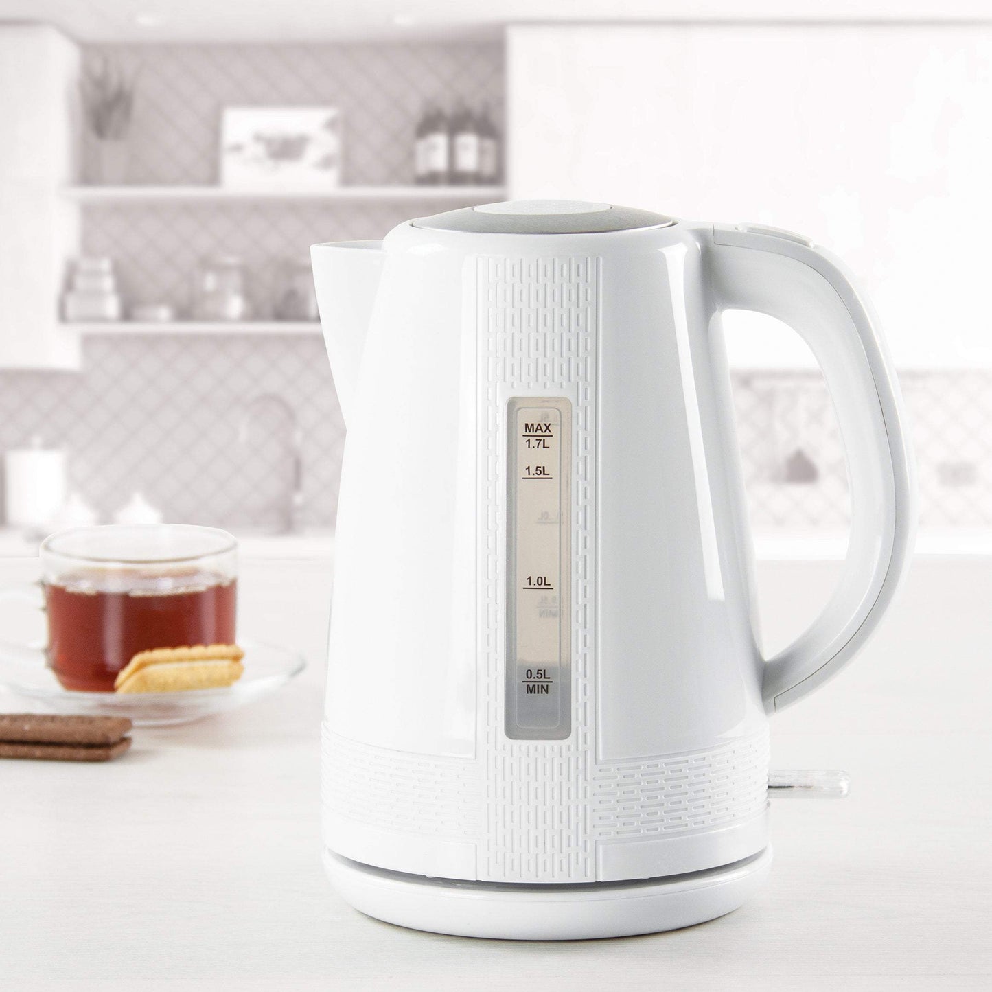 SQ Blitz Electric Kettle White 1.7 Litre 9169
