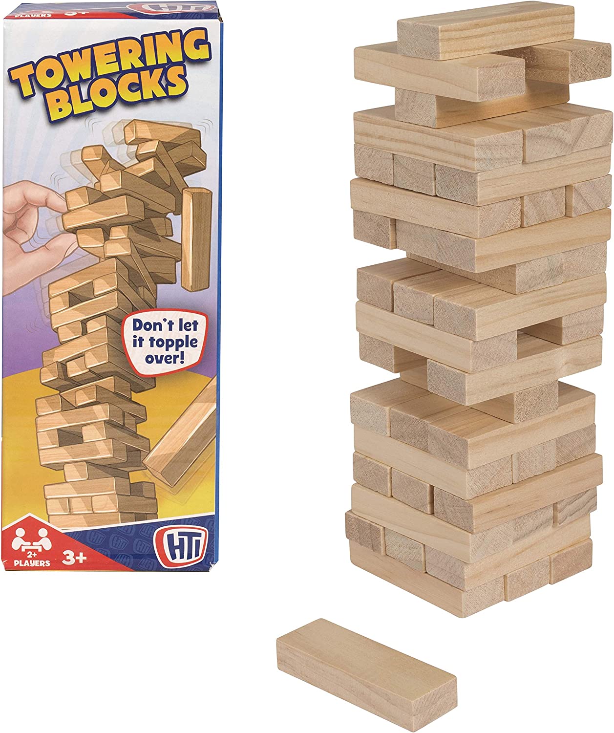 Children's Toy Towering Blocks Jenga Wood 1373246