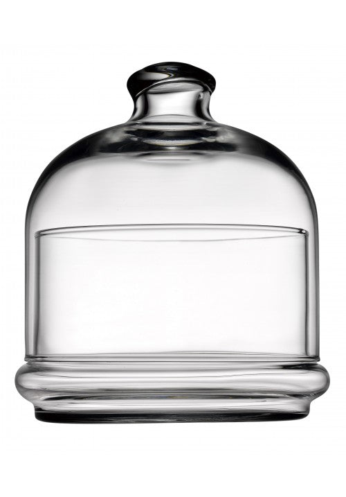 Pb Glass Villa Patisserie Serving Bowl Butter Dish With Dome Large 118Mm / 505Ml (Parcel Plus