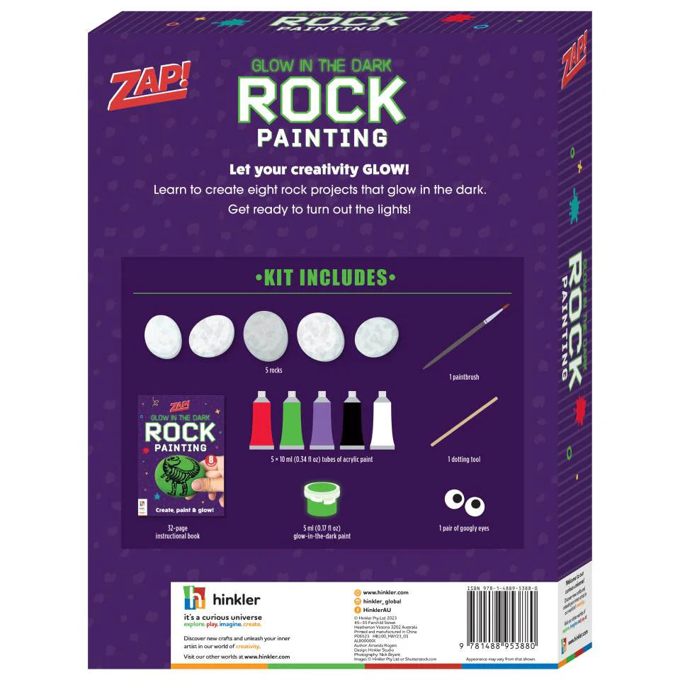 Glow In The Dark Rock Painting Kit