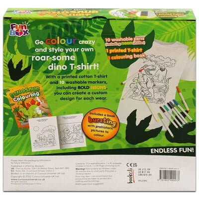 Colour Your Own Dinosaur T Shirt Kit