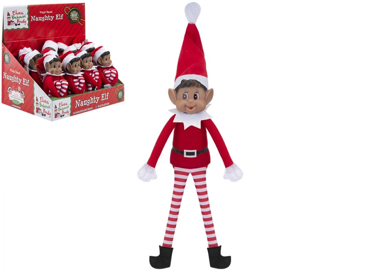 12" Red Reg Long Leg Soft Body Asian Boy Elf Tag + D/ Box
