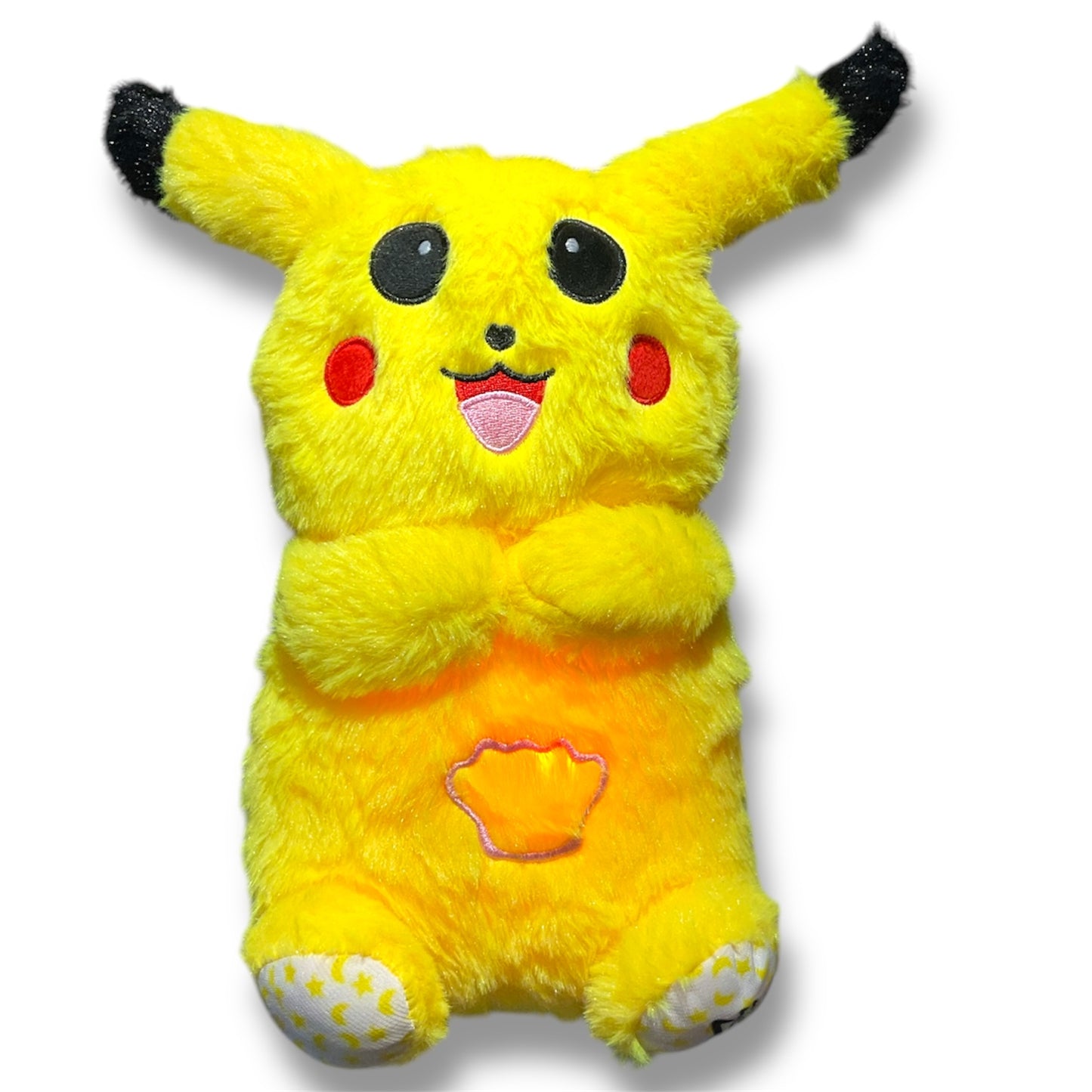 Pikachu Breathing Musical Light Up Soothing Doll Sleep Toys Anxiety Relief Soft Plush Toy Gift