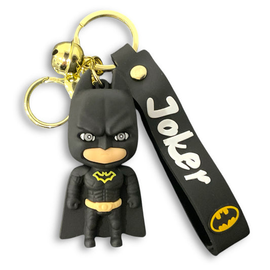 Batman 3D Silicone Keychain Keyring Pendant