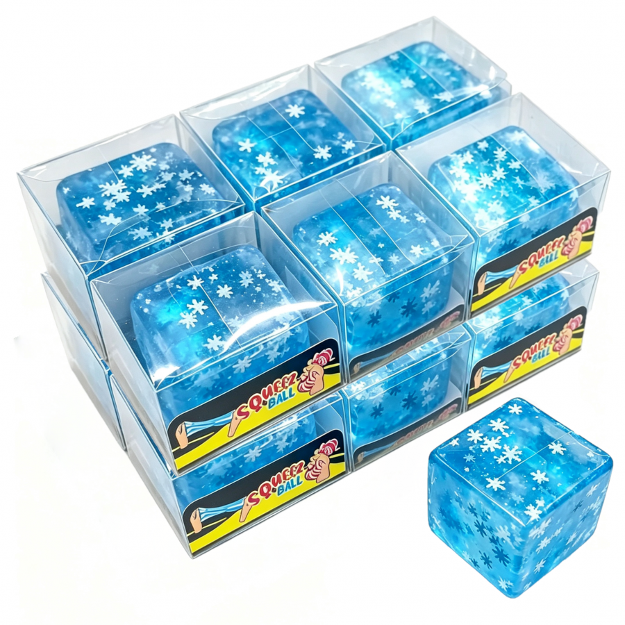 Snowflake Cube Squeezy Jelly