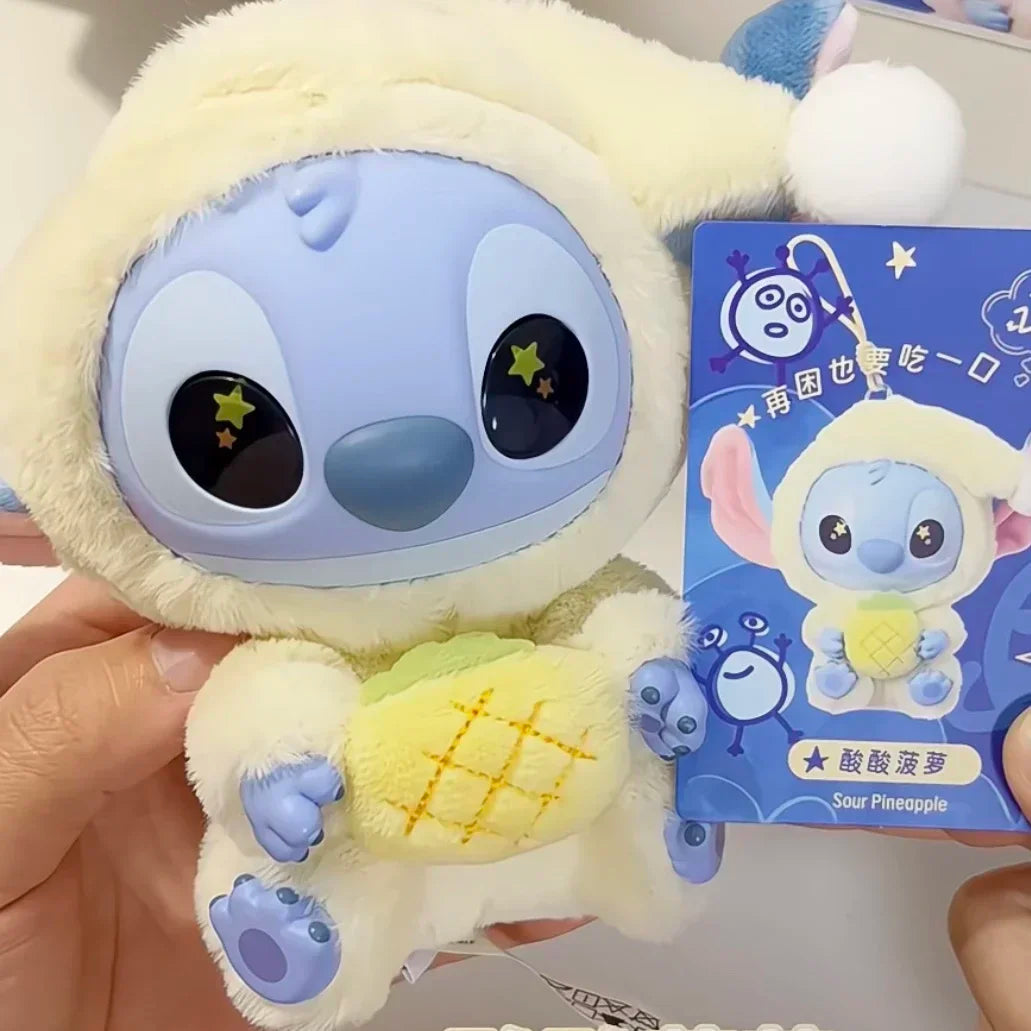 Stitch Miniso Eat, Sleep Series Vinyl Blind Box Pendant Toy Plush Doll