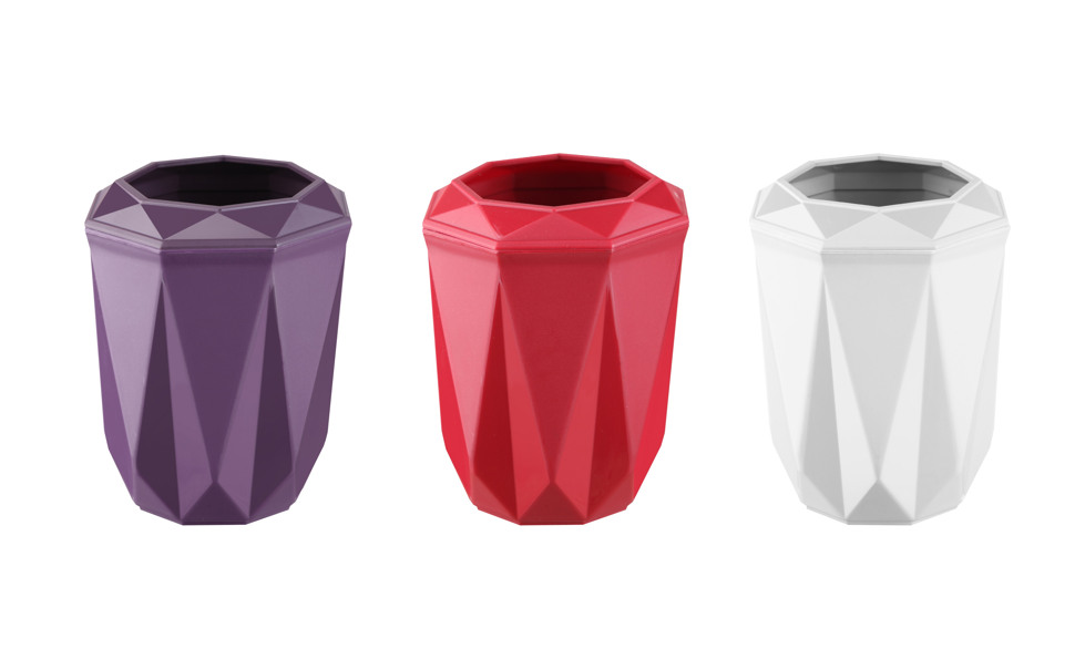 Plastic Bathroom Toothbrush Holder 11 x 9 cm Assorted Colours ARS502