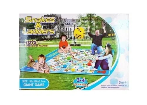 Giant Snakes & Ladders Floor Game 180cm
