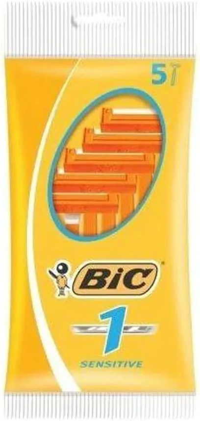 BIC 1 RAZORS 5's - SENSITIVE