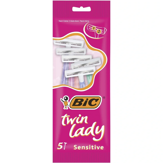 BIC TWIN LADY RAZORS 5'S