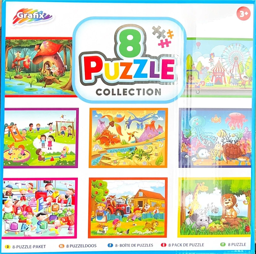 Jigsaw Puzzle Bumper Box - 8 Puzzle Collection