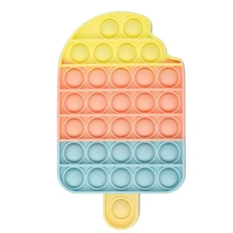 Ice Cream Shape Poppit Pop Push Fidget Toy