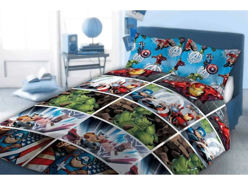 Marvel Avengers Double Duvet Cover Bonkers Bargains