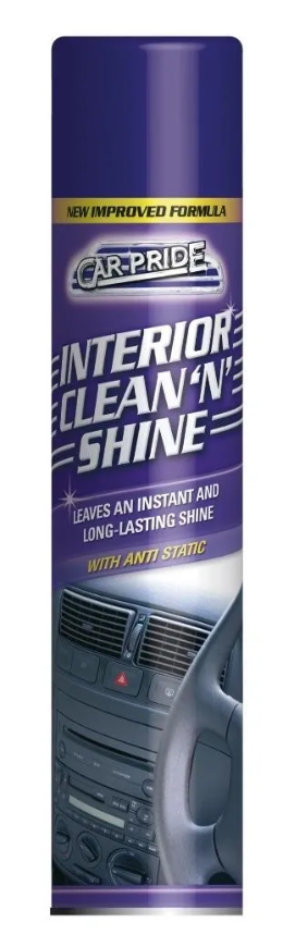 Car Pride Interior Clean 'n' Shine 300ml - 12 Pack