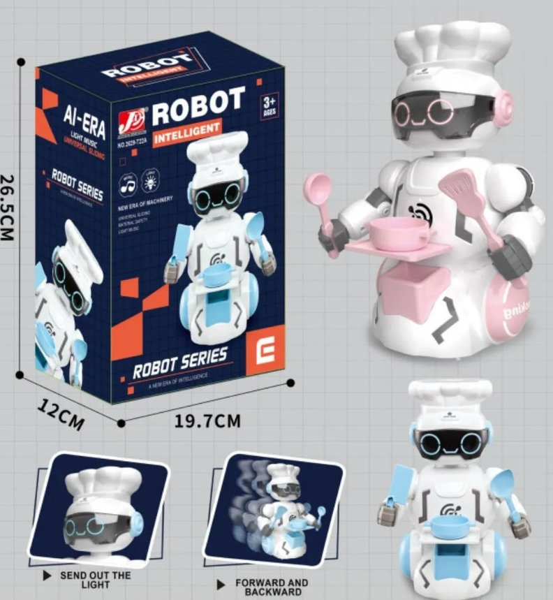 Smart Chef Robot Moving Light Up Toy