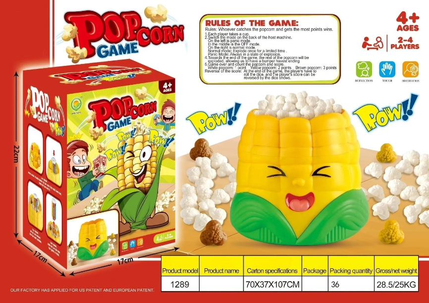 Popcorn Game 2-4 Player Game