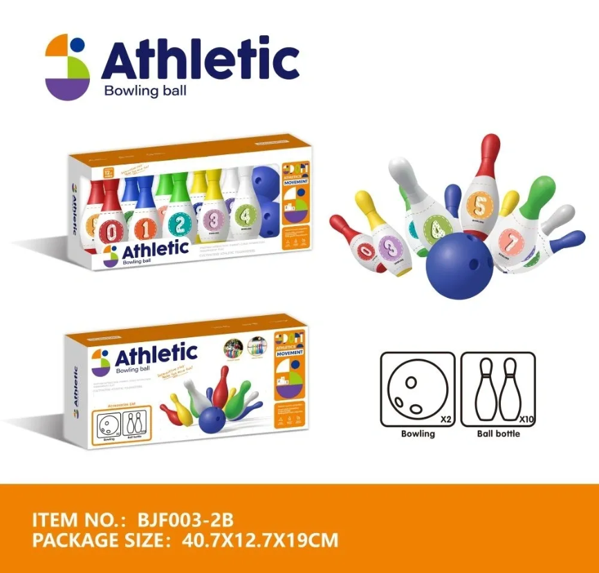 Kids Bowling Set Balls & Pins