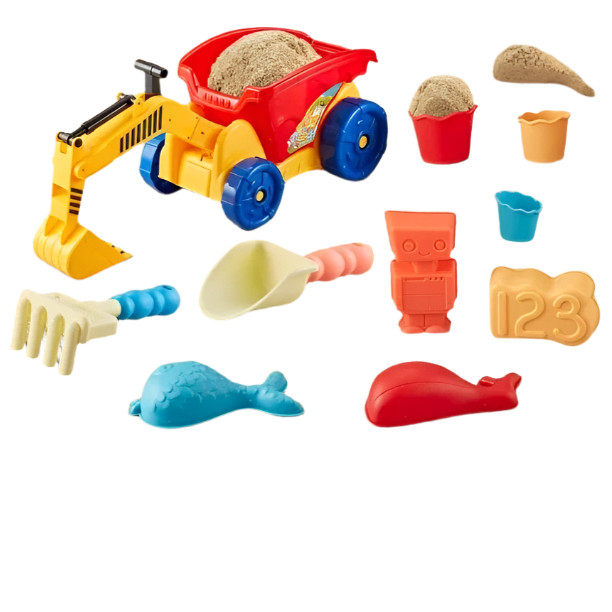 Beach Digger Toy Set - 10 Pieces
