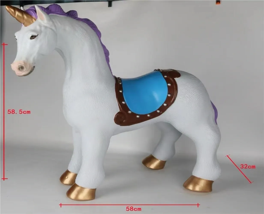 Ride On Unicorn Kids Toy With Wheels Push Along