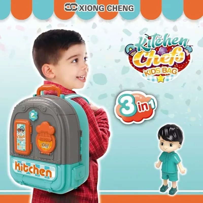 3 in 1 Kitchen Chef PlaySet & Backpack