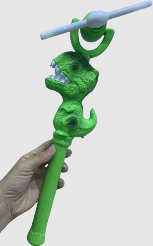 Light Up & Sound Dino Spinning Flashing Wand Toy
