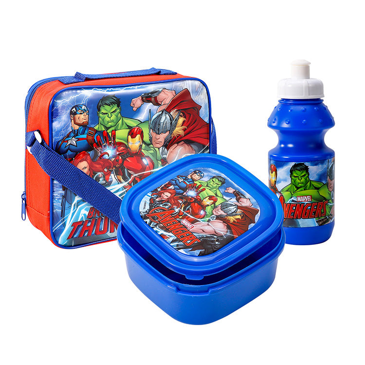 Marvel Avengers 3pc Lunch Bag Set