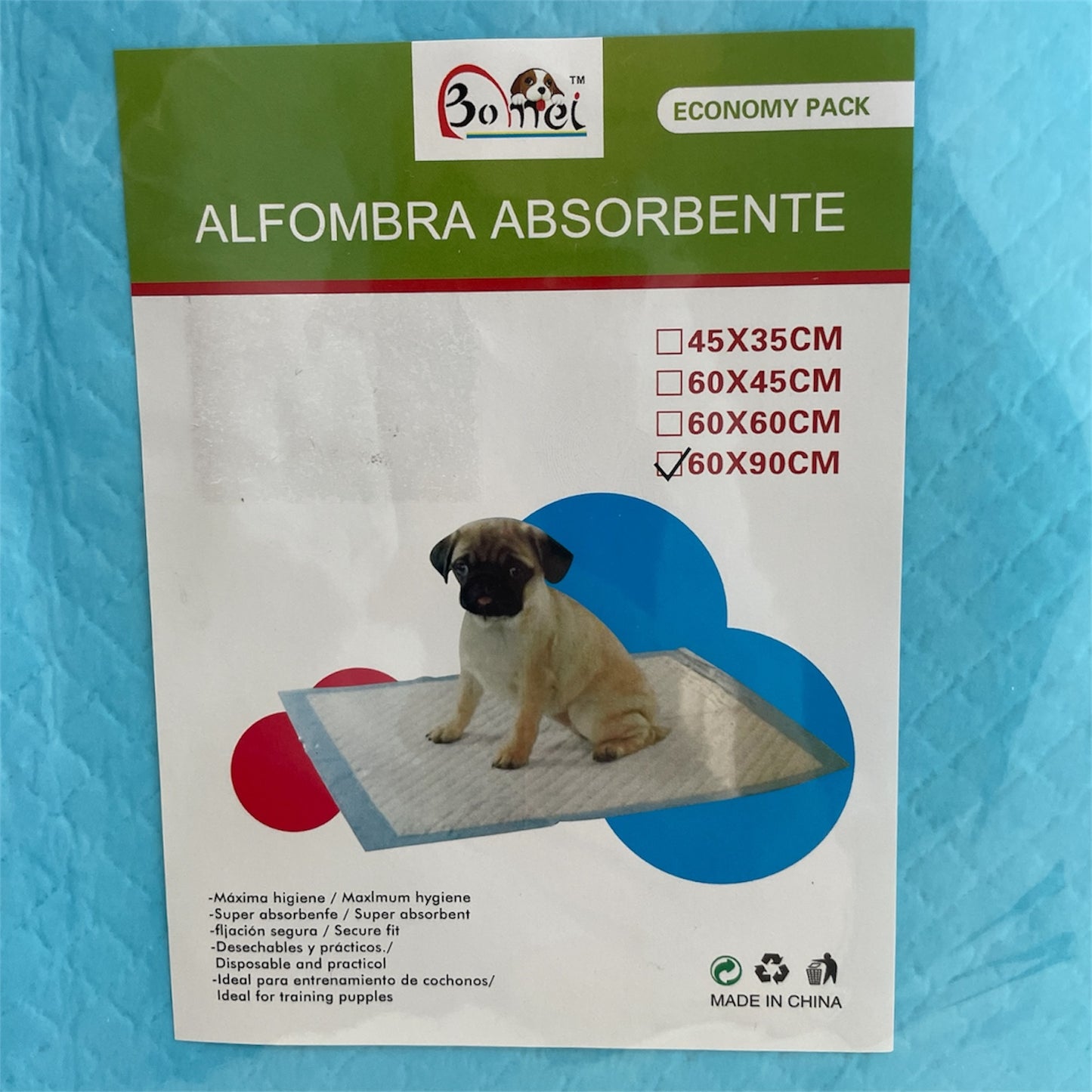 XL Size Pet Dog & Puppy Training Pads 60 x 90 cm Pack of 6