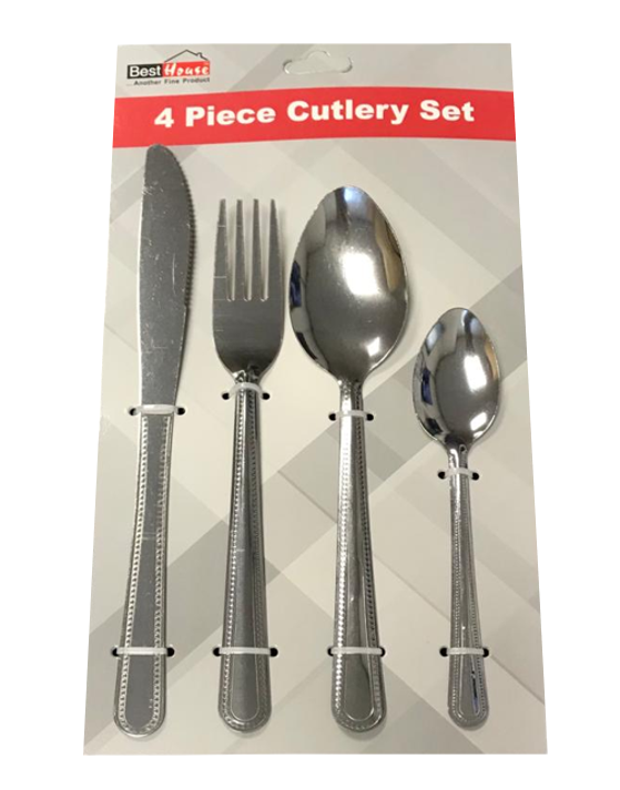 Steel Kitchen Dining Cutlery Set of 4 BB3055 A