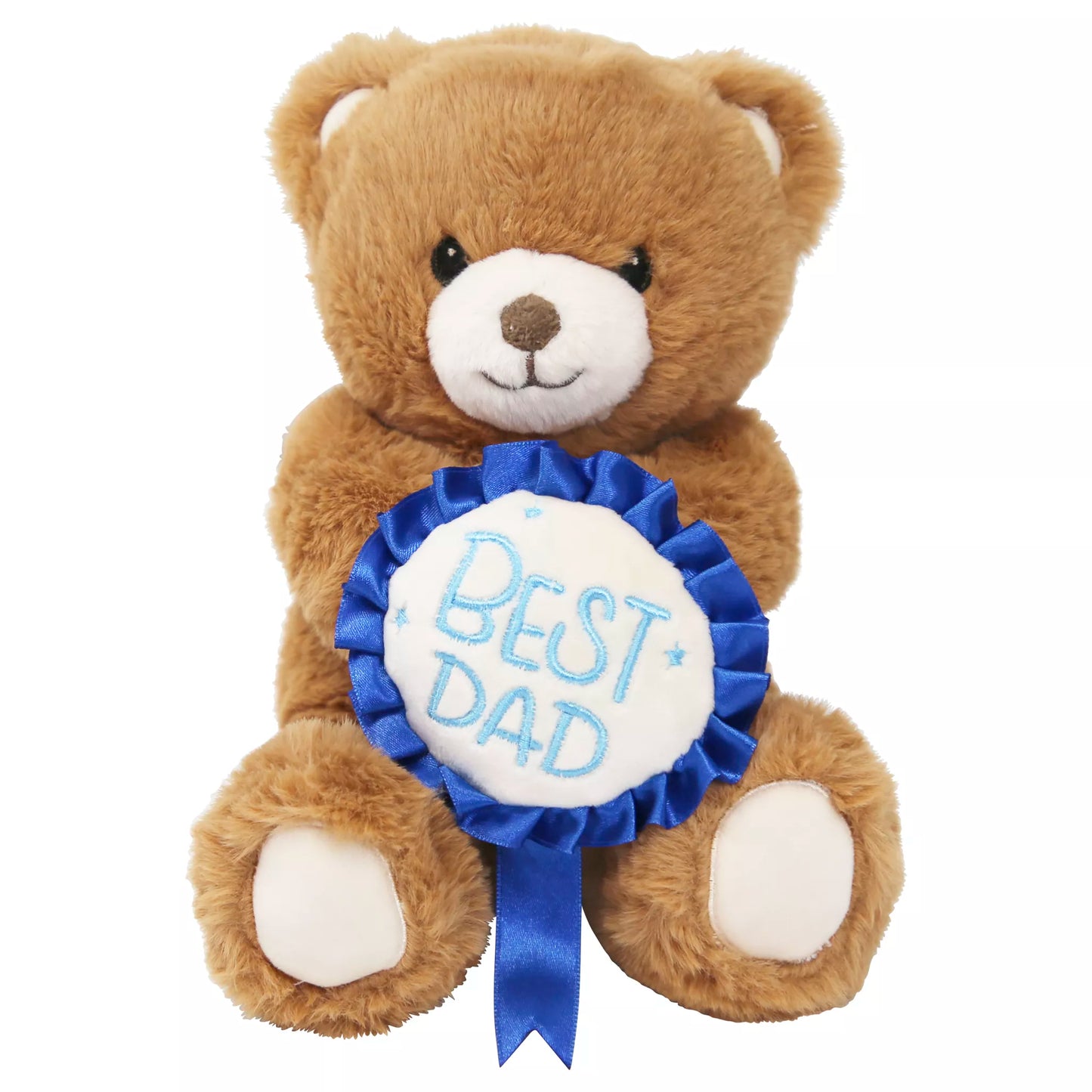 BEST DAD AWARD Fathers Day Plush Bear Soft Toy Gift 20cm