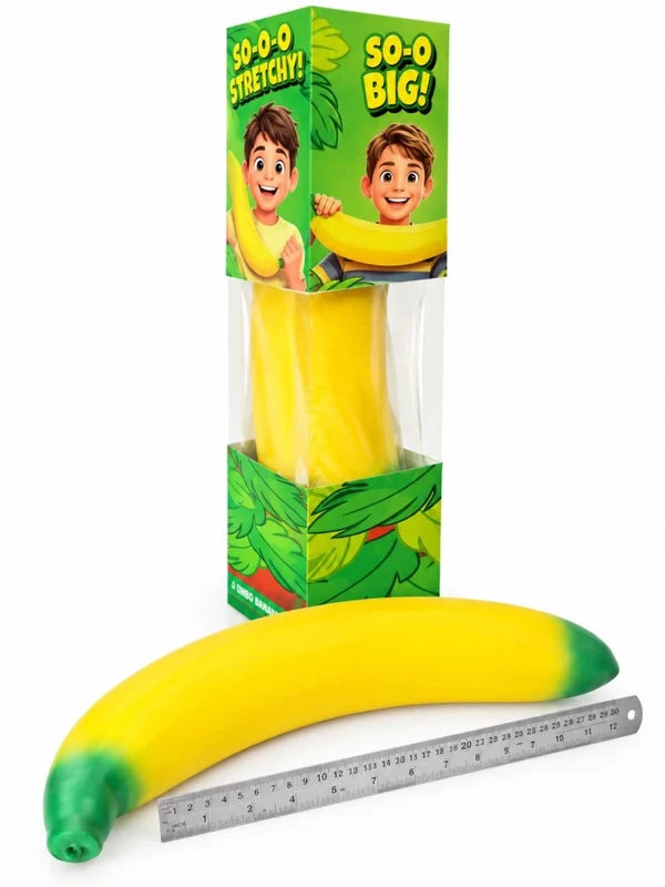 XXL Jumbo Banana Box Squishy Fidget Squish Sensory Toy