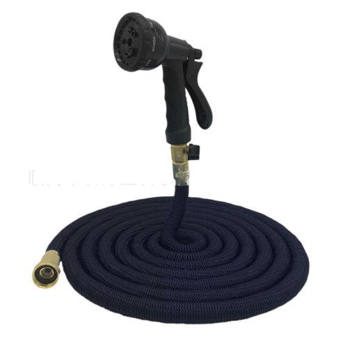 75 FT Heavy Duty Magic Expanding Flexible Expandable Garden Water Hose Pipe Spray Gun 4692 A W25