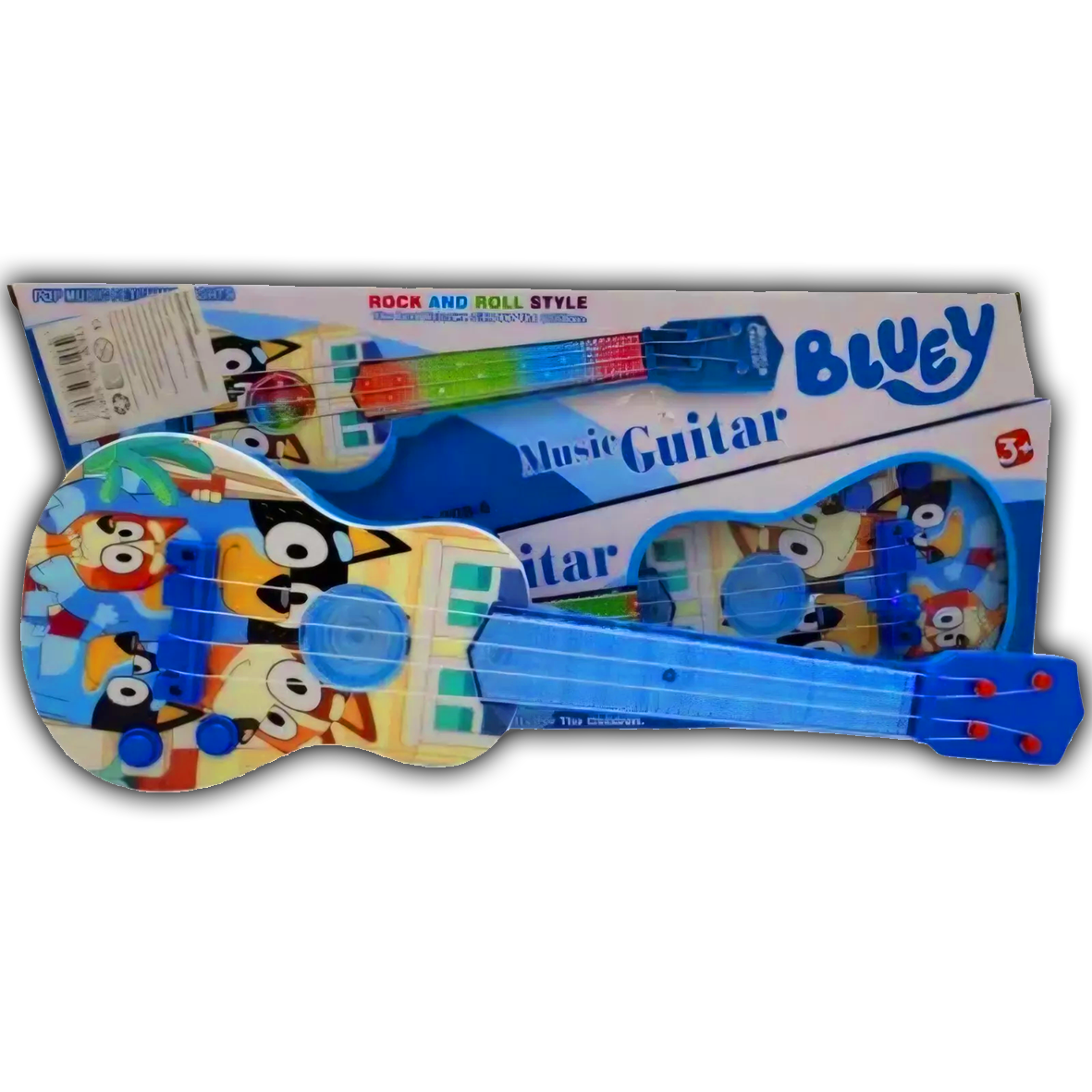 Bluey Electric Light Up & Sounds Toy Guitar