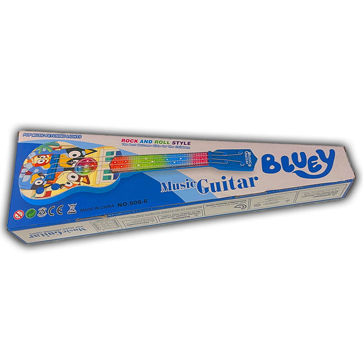 Bluey Electric Light Up & Sounds Toy Guitar