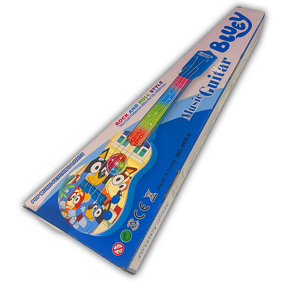 Bluey Electric Light Up & Sounds Toy Guitar