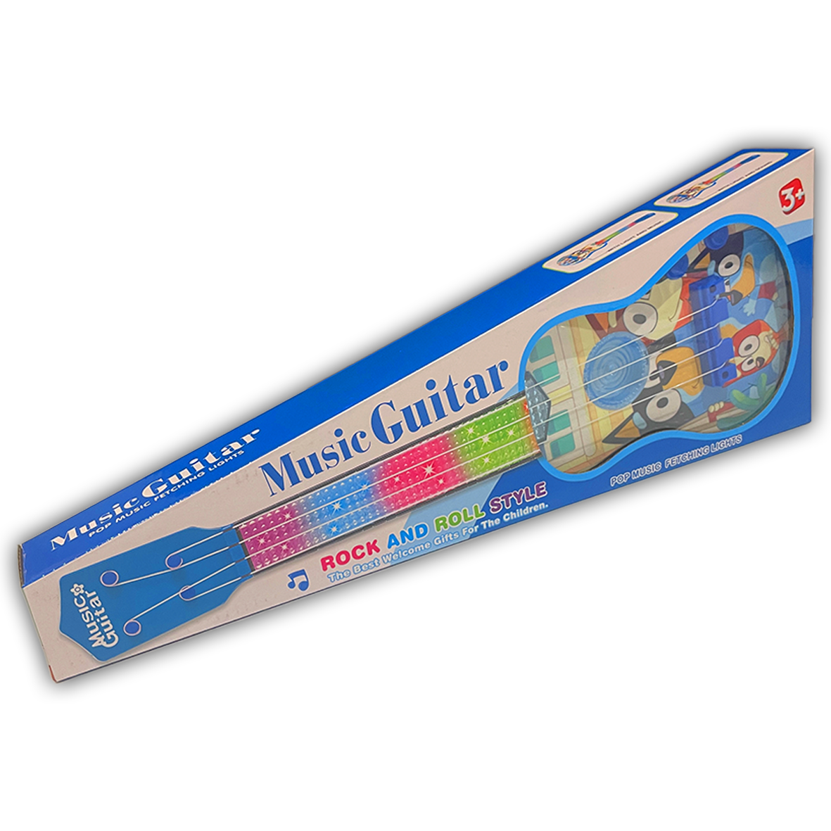 Bluey Electric Light Up & Sounds Toy Guitar