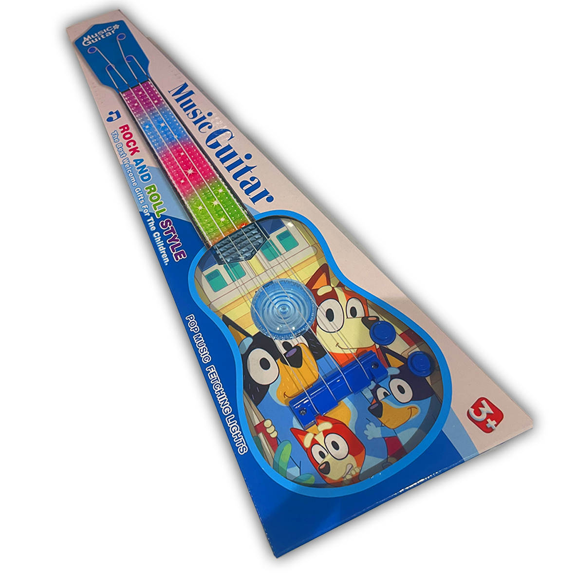 Bluey Electric Light Up & Sounds Toy Guitar