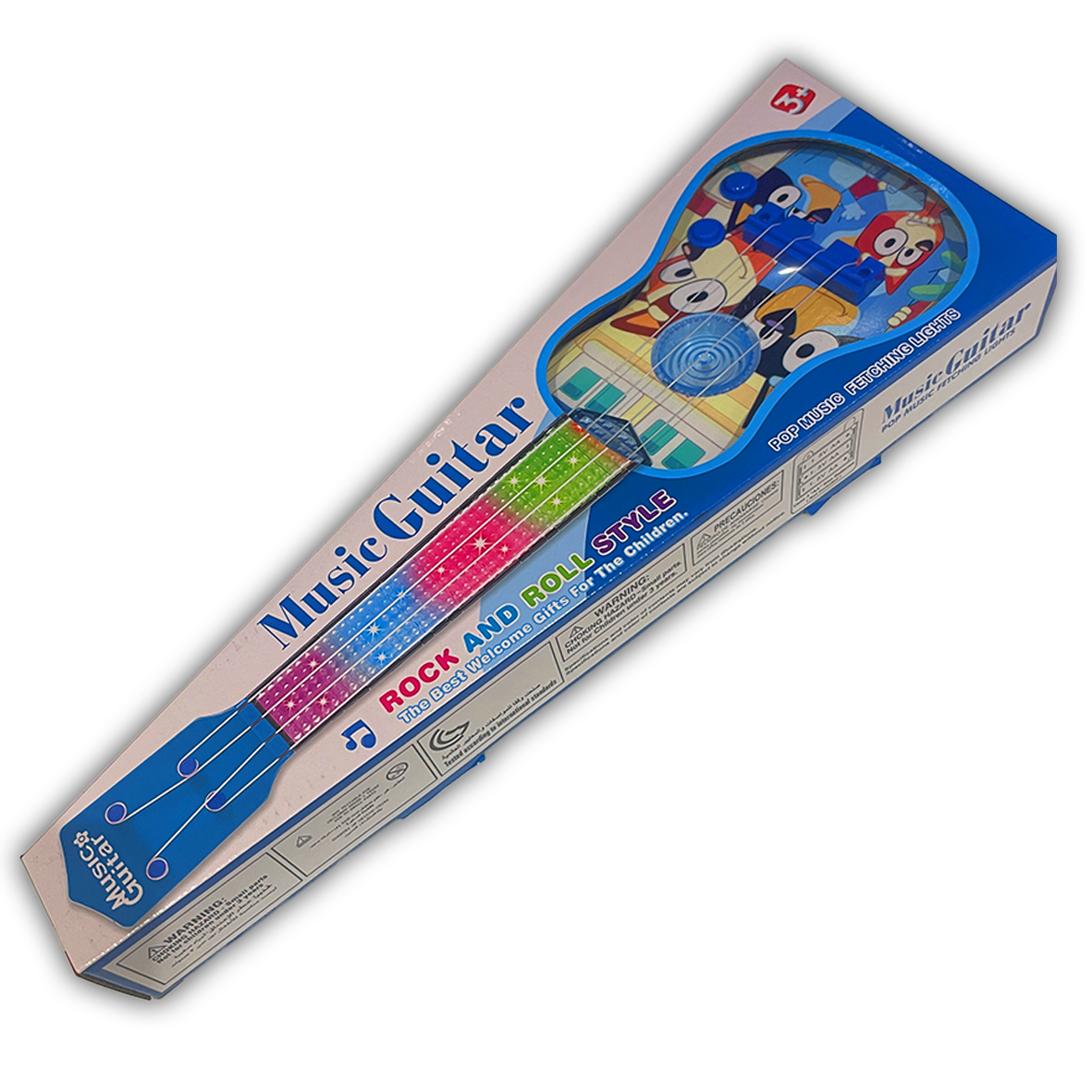 Bluey Electric Light Up & Sounds Toy Guitar