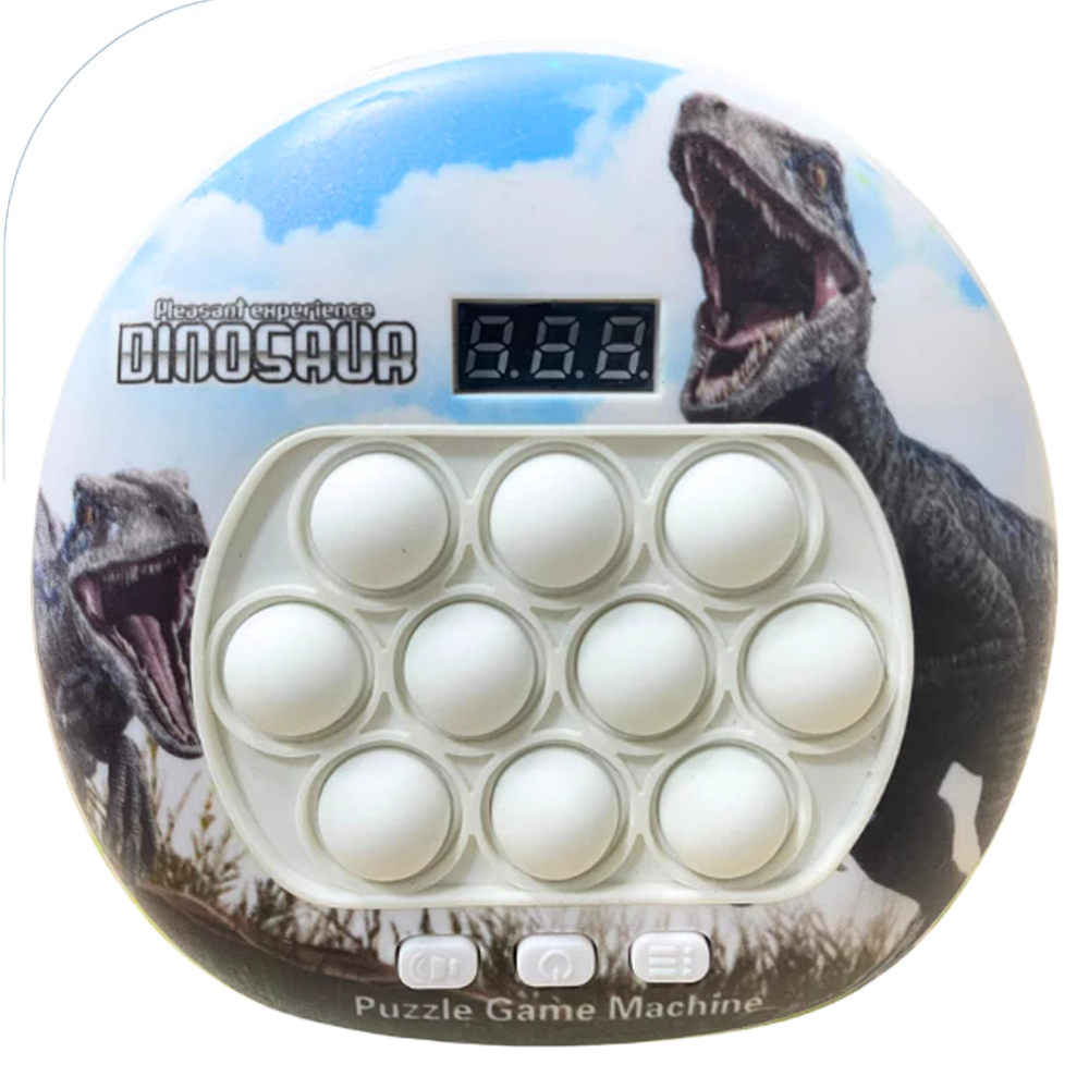 Dinosaur Style Quick Pop Push Electric Handheld Game - 4 Designs
